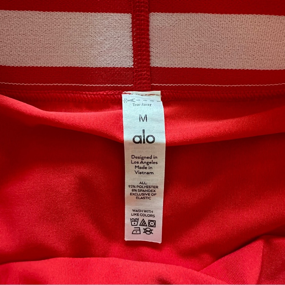 ALO Yoga Match Point Tennis Skirt in Red Hot Summer Limited Edition Size M - Picture 4 of 11